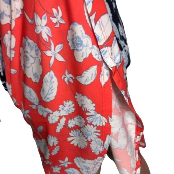 Eliza J Women's Black Orange Floral Dress Sleeveless Size 2 NWT - Picture 6 of 8